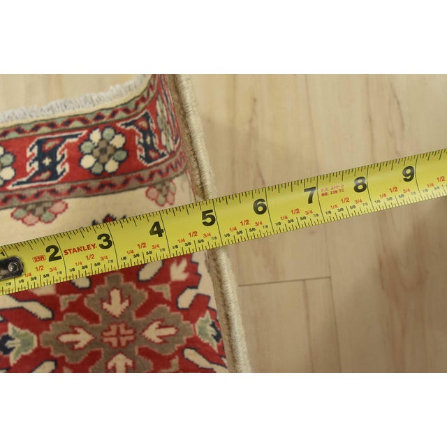 Kazak Runner 2’8” X 9’1” Beige Wool Traditional Hand-Knotted Oriental Rug For Sale - Image 11 of 12
