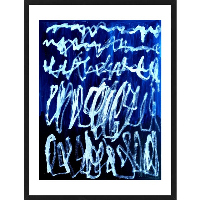 Abstract 'Writing' Abstract Original Art Installation by Diane Grant - Set of 4 For Sale - Image 3 of 13