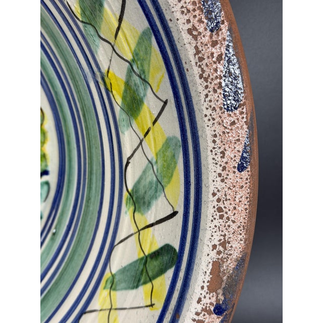 Spanish Triana Lebrillo Ceramic Plate with Painted Horse For Sale - Image 6 of 11