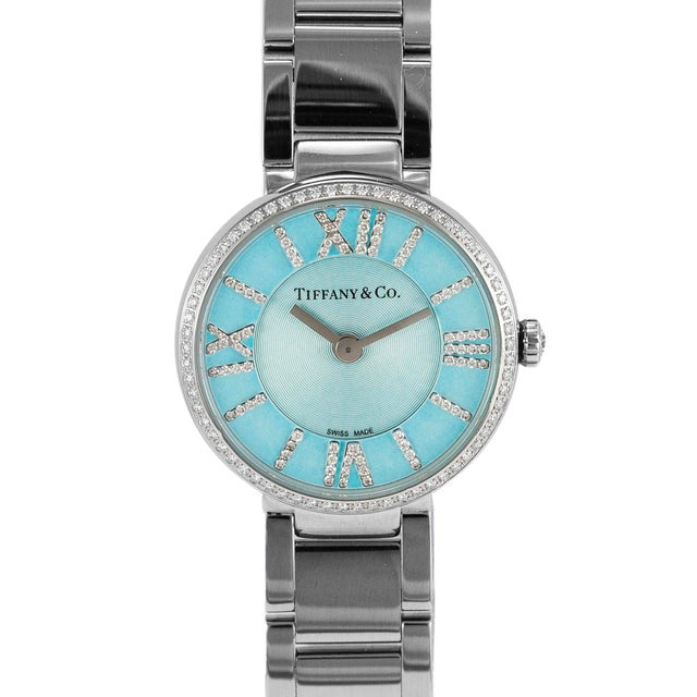 Brand: Tiffany & Co. Gender: Ladies Metal Type: Stainless Steel Diameter: 24.00 mm Weight: 50.04 grams TIFFANY & CO....