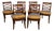 Set of 6 Theodore Alexander Walnut Regency Cane Seat Style Dining Chairs For Sale