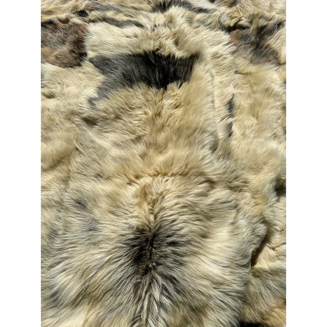 Cashmere Goat Hair Patchwork Rug, 1970s For Sale - Image 12 of 18