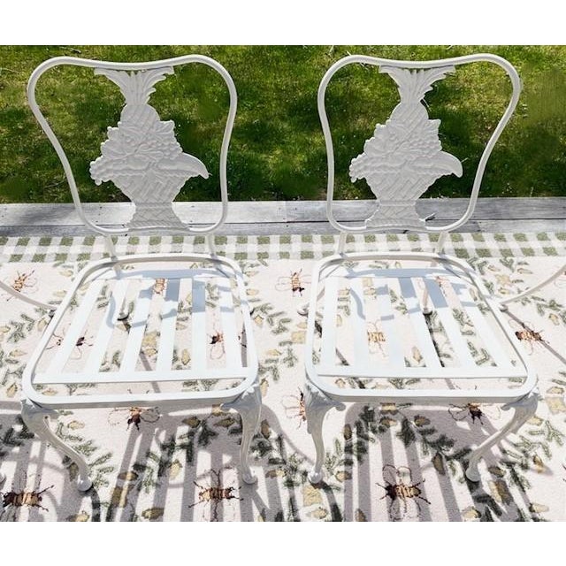 Garden Dining Room Chairs by Woodard For Sale - Image 15 of 17