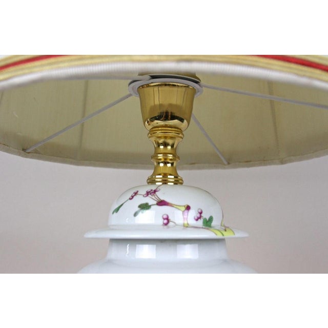 Vintage Ceramic Table Lamps with Lampshades, 1970s, Set of 2 For Sale - Image 18 of 18