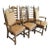 A. Brandt Ranch Oak Upholstered Dining Chairs For Sale