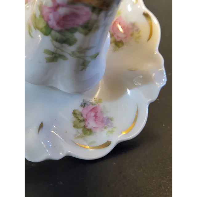 Vintage Austrian Porcelain Hatpin Holder For Sale In San Francisco - Image 6 of 13
