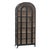 Beautifully crafted elm and glass display bookcase. Featuring an elegant arched silhouette inspired by classic European...