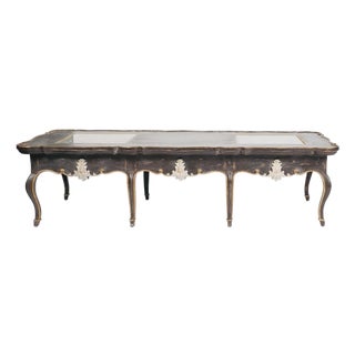 Judson Rothschild “Wheels of Fortune” Black and Gilt Coffee Table, 2006 For Sale