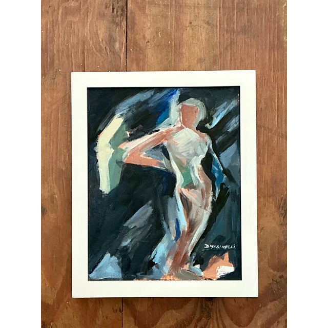 Vintage Abstract Figurative Painting For Sale In West Palm - Image 6 of 14
