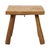 Rustic Brutalist Rustic Wood Milking Stool, 1950s For Sale - Image 3 of 18