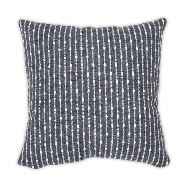 Transitional Alexander Indigo 20x20 Pillow For Sale - Image 3 of 3