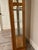 1990s Pulaski Furniture Solid Oak Lighted Curio / Display Cabinet For Sale - Image 4 of 6