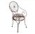 Antique Garden Chair in Wrought Iron, 1870 For Sale - Image 9 of 9