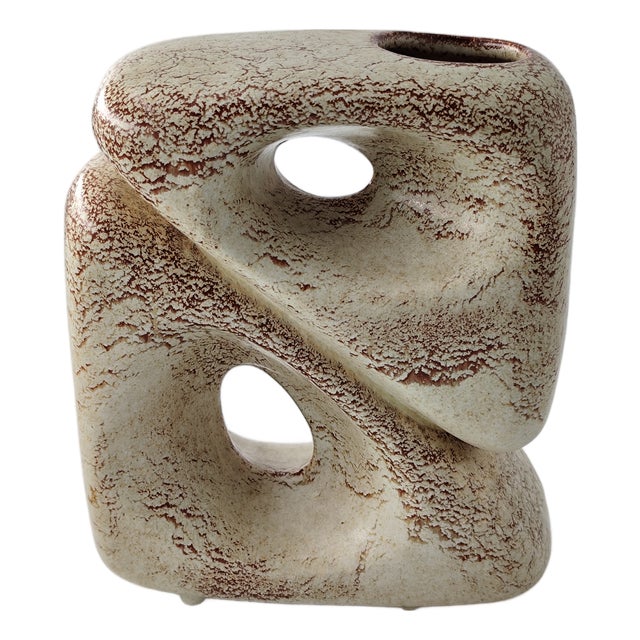 Abstract Vase by Roberto Rigon for Bertoncello Ceramic, Italy, 1960s For Sale