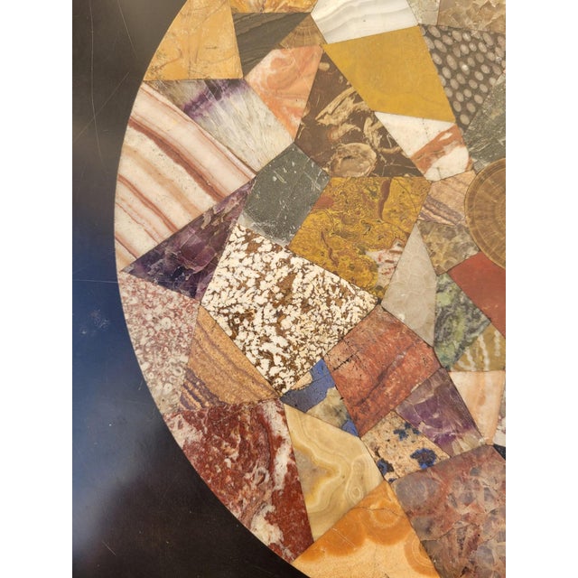 Bolster with Hard Stone Marquetry Tray For Sale - Image 6 of 16