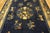 Art Deco Fascinanting Navy Background and Beige Border Color With Floral-Medallion Design Antique Chinese Peking Gallery Rug For Sale - Image 3 of 11