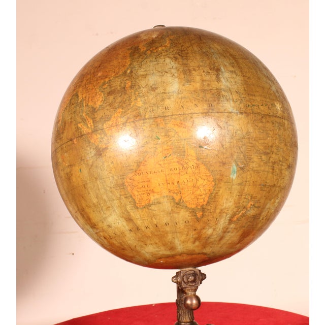 19th Century Globe from Lebègue For Sale - Image 4 of 11