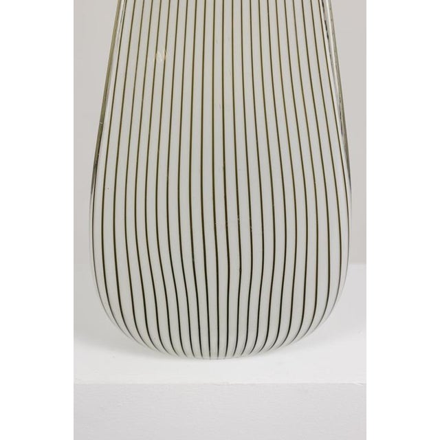 Lino Tagliapietra Vintage Italian Murano Glass Cone Lamp by Lino Tagliapietra, 1970s For Sale - Image 4 of 8