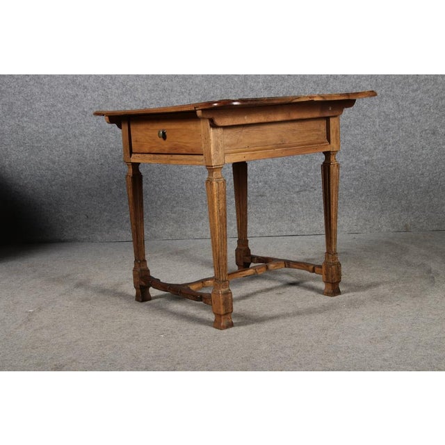 Small Louis XVI Style Writing Desk or Side Table in Walnut, 1780s For Sale - Image 18 of 18