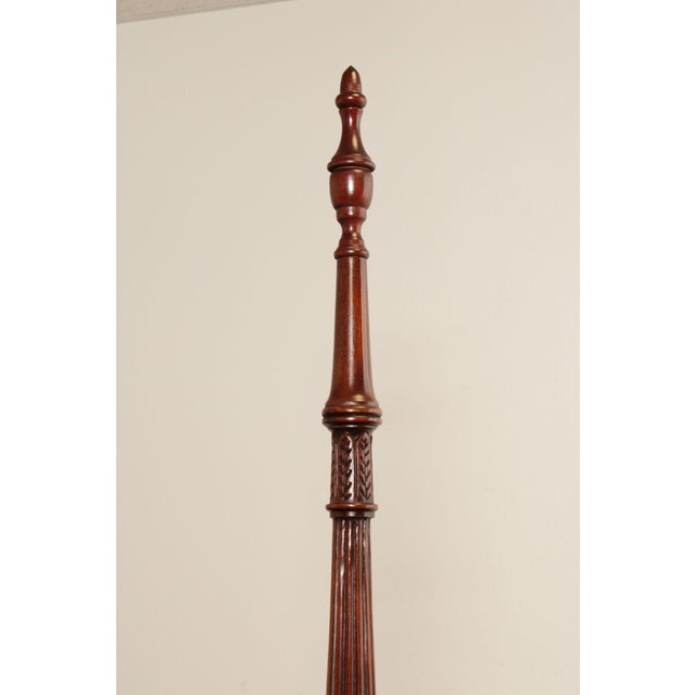 Brown Drexel '18th Century Classics' Mahogany Queen Poster Bed For Sale - Image 8 of 12