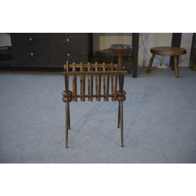 1960s Beech Magazine Rack, 1960 For Sale - Image 5 of 10