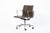 Mid-Century Modern Eames Herman Miller Brown Leather Aluminum Group Thin Pad Desk Chair, 2008 For Sale - Image 3 of 18