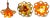 Murano Art Glass Looped Abstract Orange White Pendant Light For Sale - Image 18 of 18