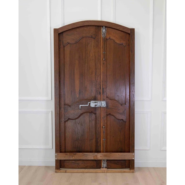 19th Century Louis XV Style Walnut Double Communication Doors For Sale In Atlanta - Image 6 of 9