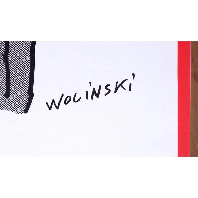 Georges Wolinski, auteur. Poster by Georges Wolinski (1934-2015) laminated and framed. Made for the franco-algerian...