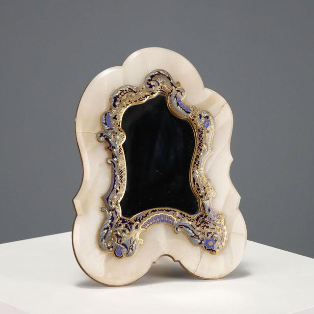 Champleré and Ormolu Table Mirror For Sale - Image 9 of 9