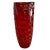 Vintage Red Murano Glass Vessel. Barovier style pinched Murano glass. Circa 1970's, Italy. Beautiful, like new condition...