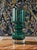 Tamara Aladin Hoop Teal Glass Vase / Finland Art Glass, MCM Riihimäki #1472 For Sale - Image 9 of 10
