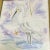 American Snowy White Egret Tropical Watercolor Painting For Sale - Image 3 of 8