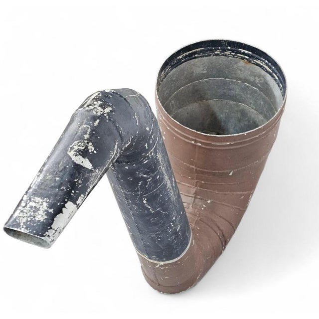 Vintage Zinc Pipe, 1973 For Sale - Image 9 of 18