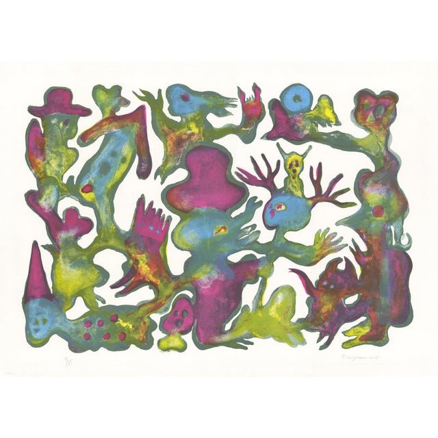 Fabien Verschaere, Elephant Man, 2018, Lithograph For Sale