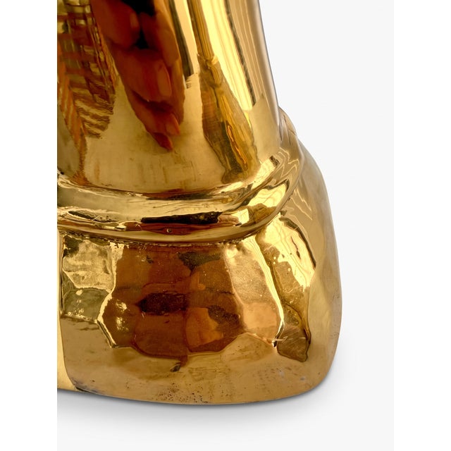 Polished Brass Bookends by Almazán, 1970s, Set of 2 For Sale - Image 10 of 11