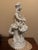 Art Nouveau Large French Bisque Porcelain Muse With Mandolin Sculpture After Luca Madrassi For Sale - Image 3 of 10
