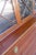 Mahogany Inlay 2 Part Breakfront China Display Cabinet With Desk For Sale - Image 11 of 12