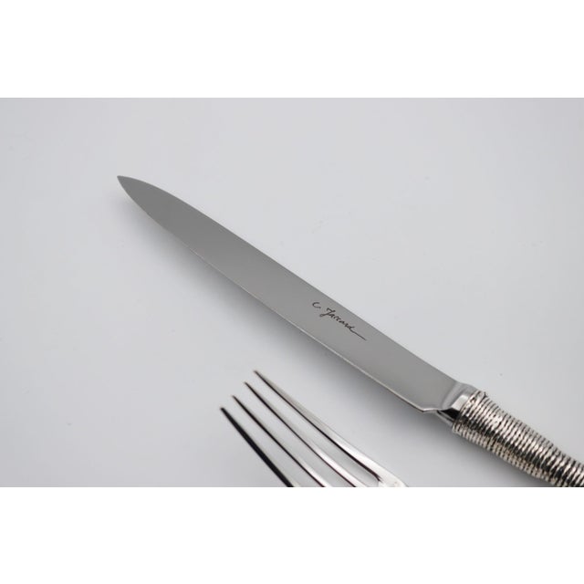 Bronze Ocean Tableware by Richard Lauret, Set of 2 For Sale - Image 10 of 11