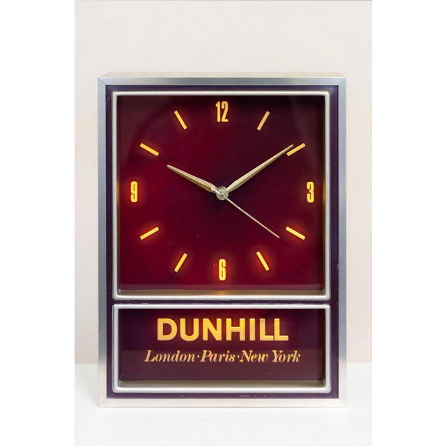 1970s Vintage Clock from Dunhill, 1970s For Sale - Image 5 of 6