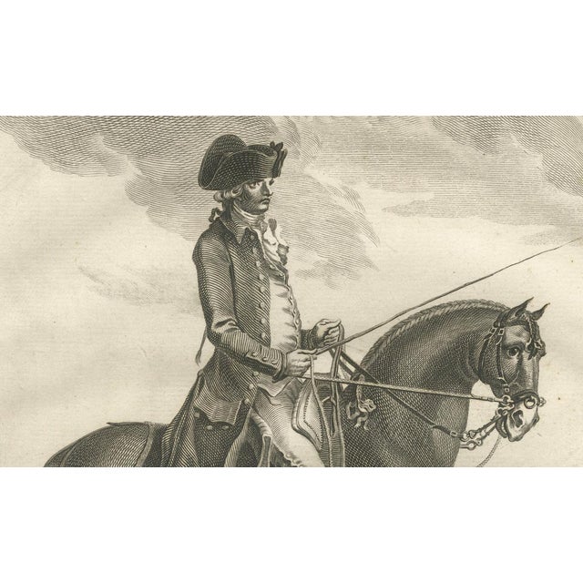 Paper Gaspar Fróis Machado, Dressage and Piaffe, 1790, Engraving, Set of 3 For Sale - Image 7 of 15