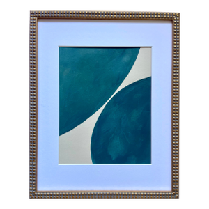 2026 "Mare" Abstract Minimalist Painting on Paper by Artist r.k. Red