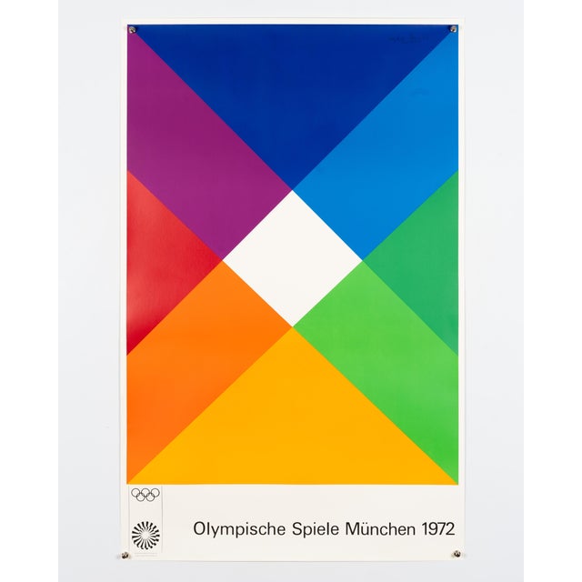 Olympics Serigraph Poster by Max Bill, 1972 For Sale - Image 3 of 9