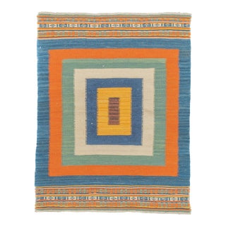 Antique Turkish Flat Weave Kilim Rug 2'4'' x 2'11'' For Sale