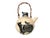 Artisan Teapot Hand Crafted Farm Livestock Black on White Cows & Birds Signed So For Sale - Image 4 of 9