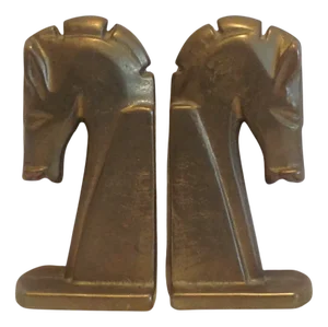 Bookends, 1970s, Set of 2