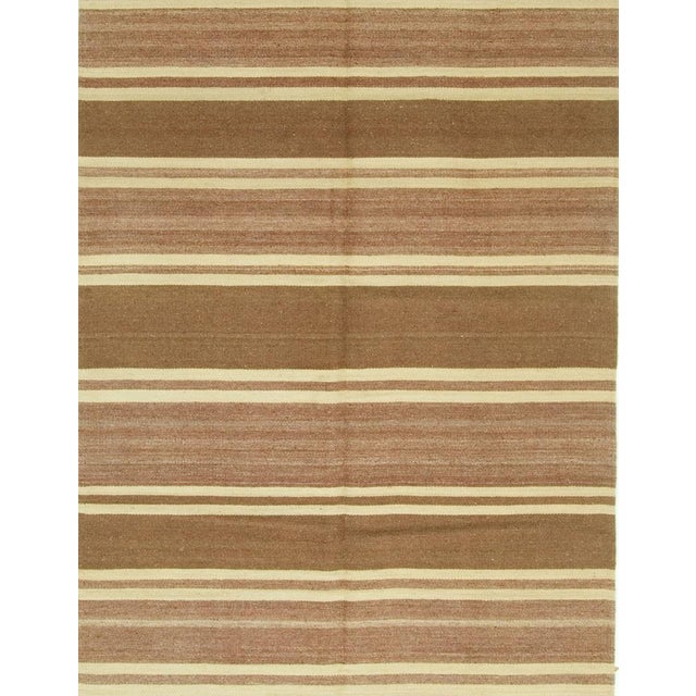 1940s Vintage Turkish Handwoven Kilim, 4ft 11in X 10ft For Sale - Image 4 of 7