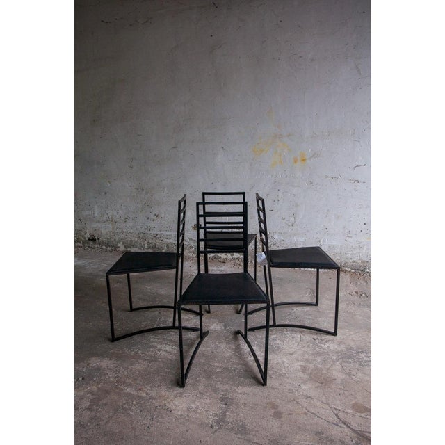 Vintage Dining Chair in Metal For Sale - Image 13 of 14