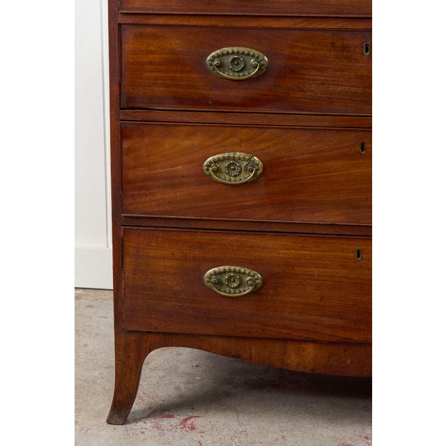 Late 18th Century Late 18th Century George III Mahogany 4-Drawer Chest of Drawers For Sale - Image 5 of 14