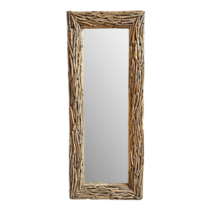 Vintage Driftwood Stick Full Length Mirror